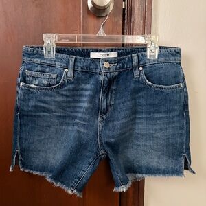 Joes Blue Denim Cutoff Shorts 5”